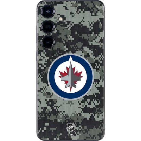 NHL Winnipeg Jets Camo Galaxy S25 Skin